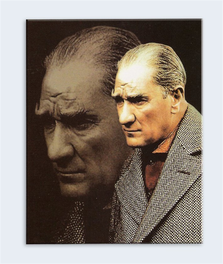 Atatürk Tek Parça Kanvas Tablo