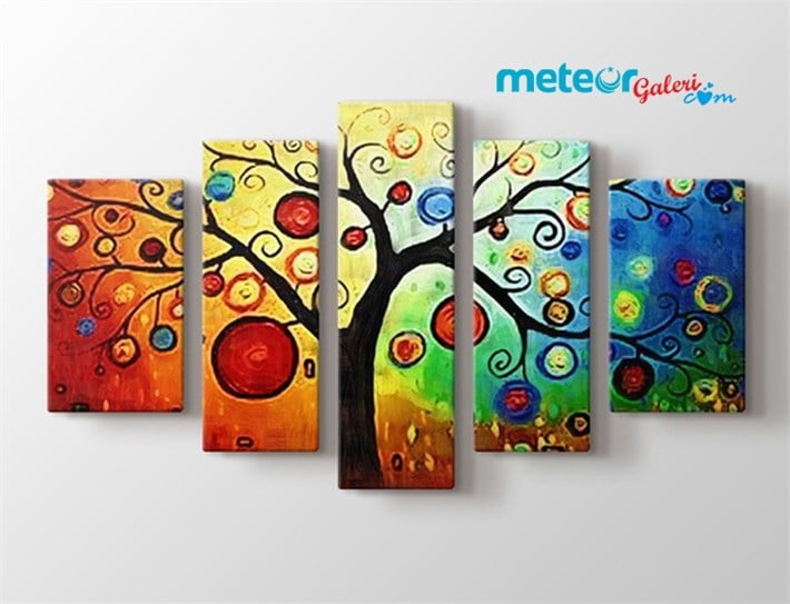 Ağaç Dallarında Sallanan Renkler