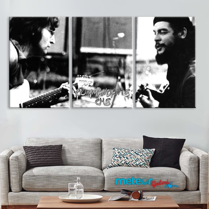Che Kanvas Tablosu 3 Parça