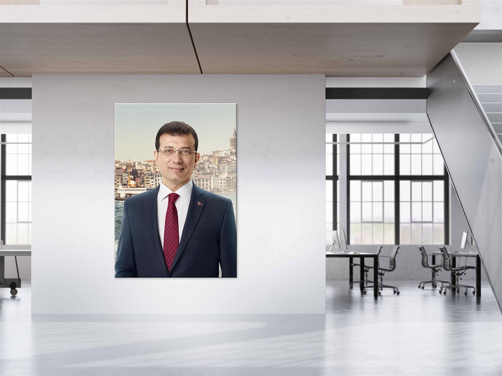 Ekrem İmamoğlu Kanvas Tablosu