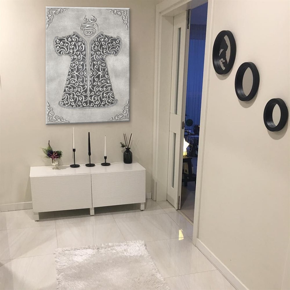 Gümüş Selçuklu Kaftanı Kanvas Tablo