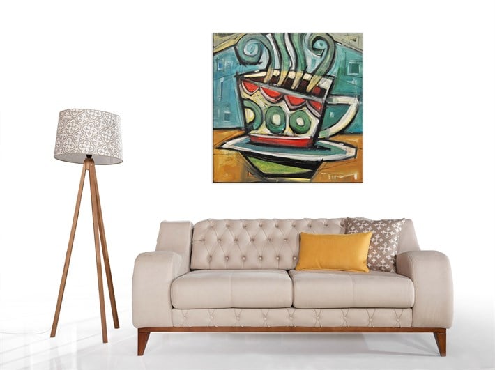 Kahve Dekoratif Kanvas Tablo