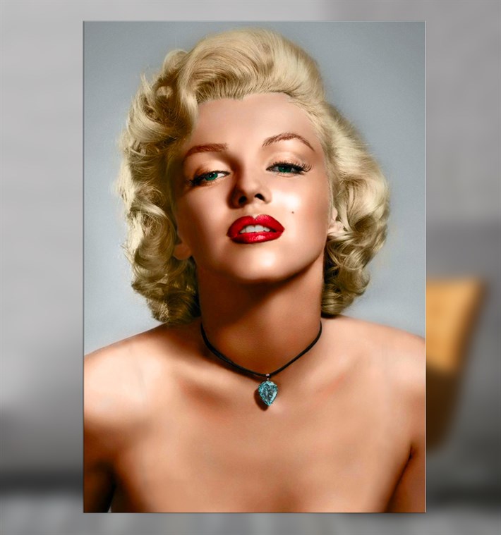 Marilyn Monroe Renkli Kanvas Tablo
