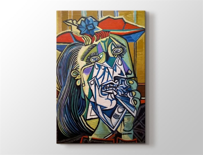 Picasso Ağlayan Kadın Kanvas Tablo