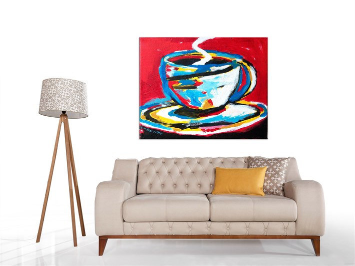 Renkli  Kanvas Tablo Modeli