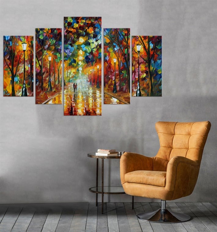 Sonbahar Renkli Kanvas Tablo