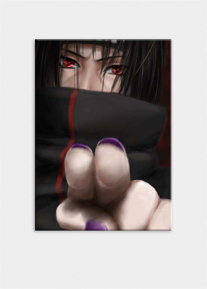 Uchiha İtachi Tekli Anime Kanvas Tablo