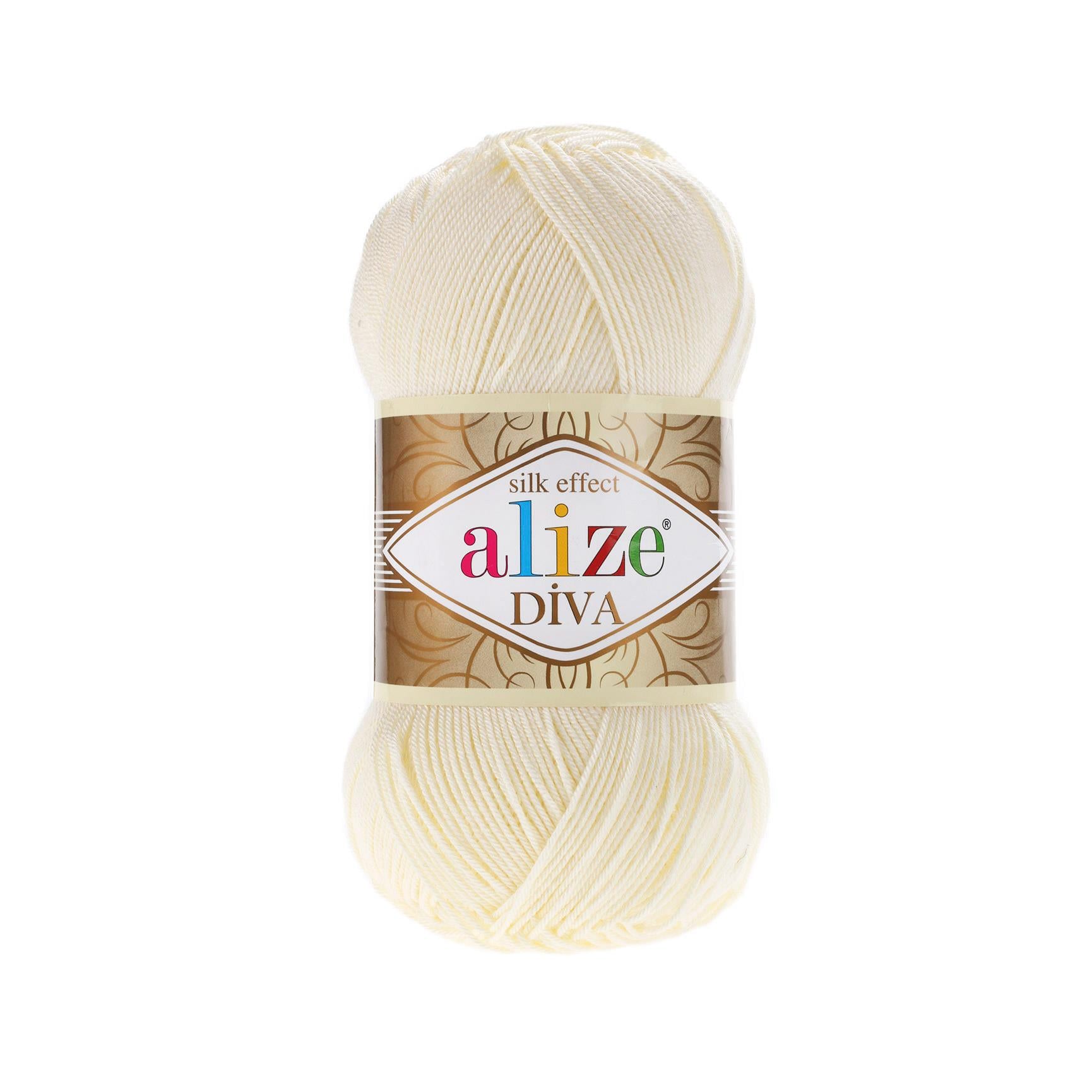 Alize Diva El Örgü İpliği 67 Mum Işığı  - 1 ADET