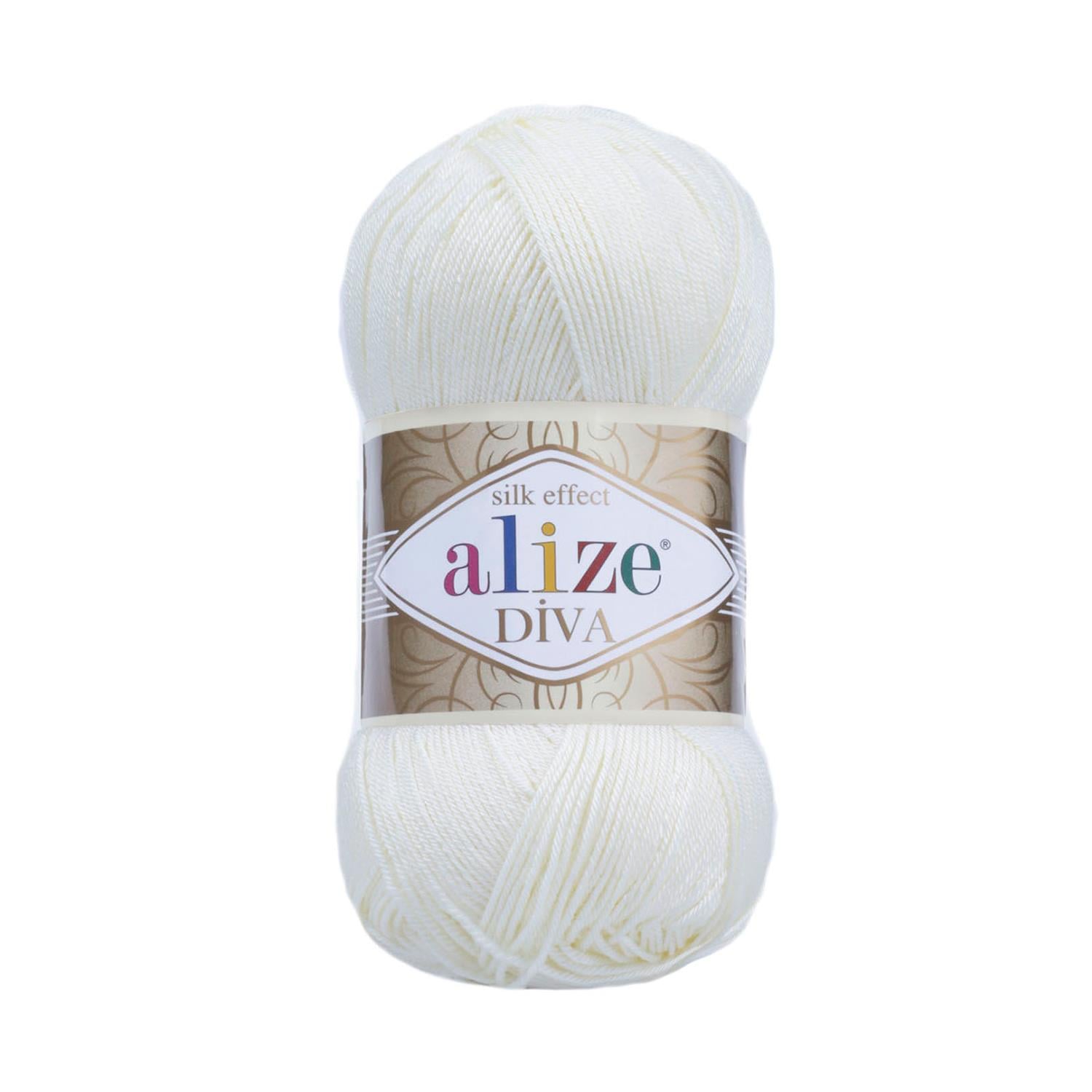 Alize Diva/1055 Şeker Beyaz/