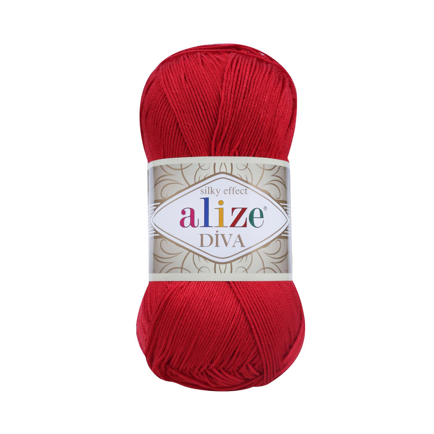 Alize Diva/106 Koyu Kırmızı/