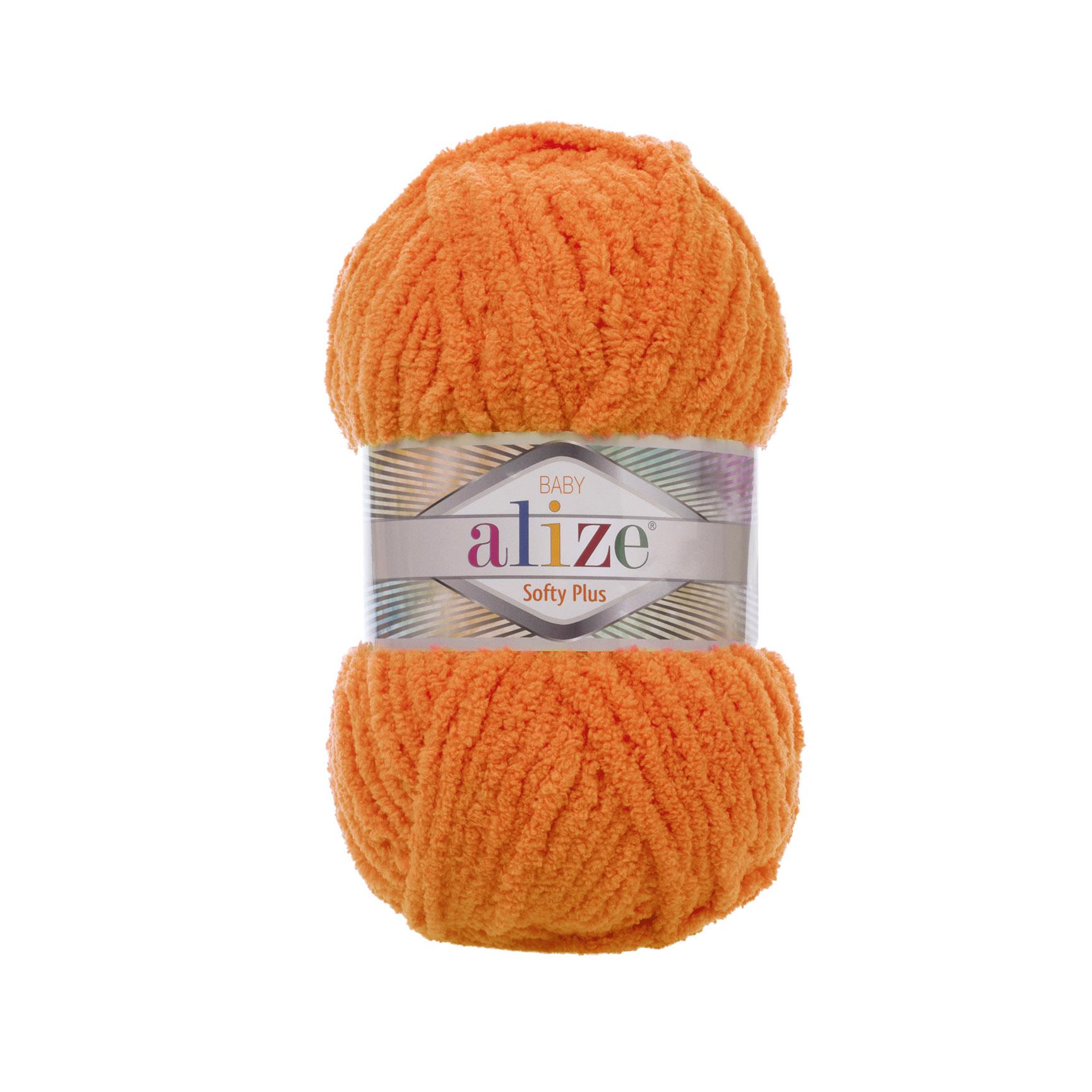 Alize Softy Plus El Örgü İpliği 06 Turuncu  - 1 ADET