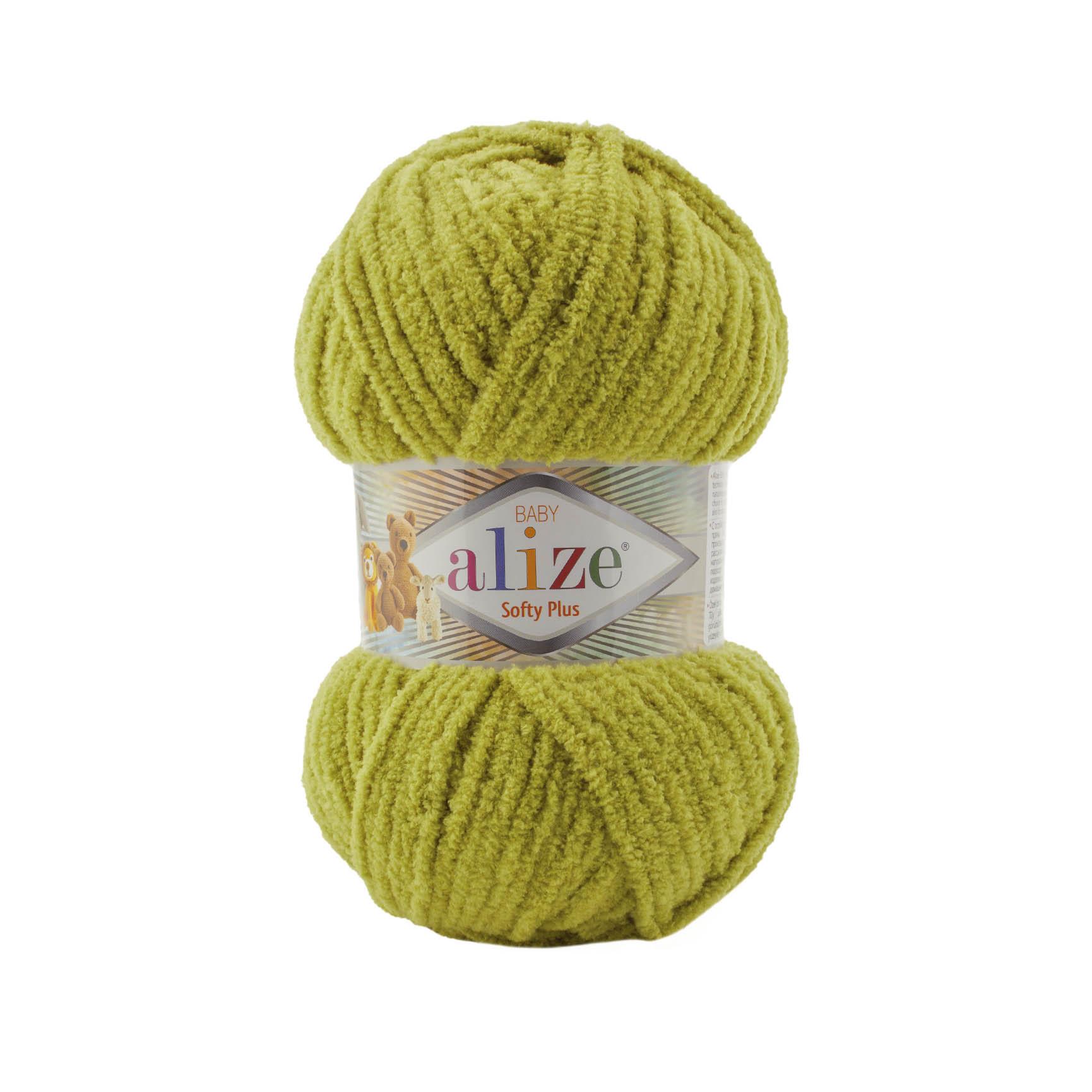 Alize Softy Plus El Örgü İpliği 11 Yeşil  - 1 ADET