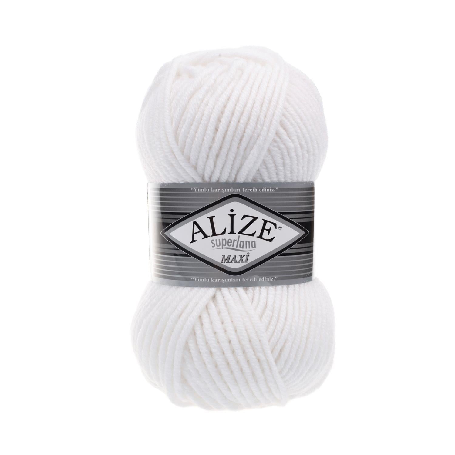 Alize Superlana Maxi 55 Beyaz 