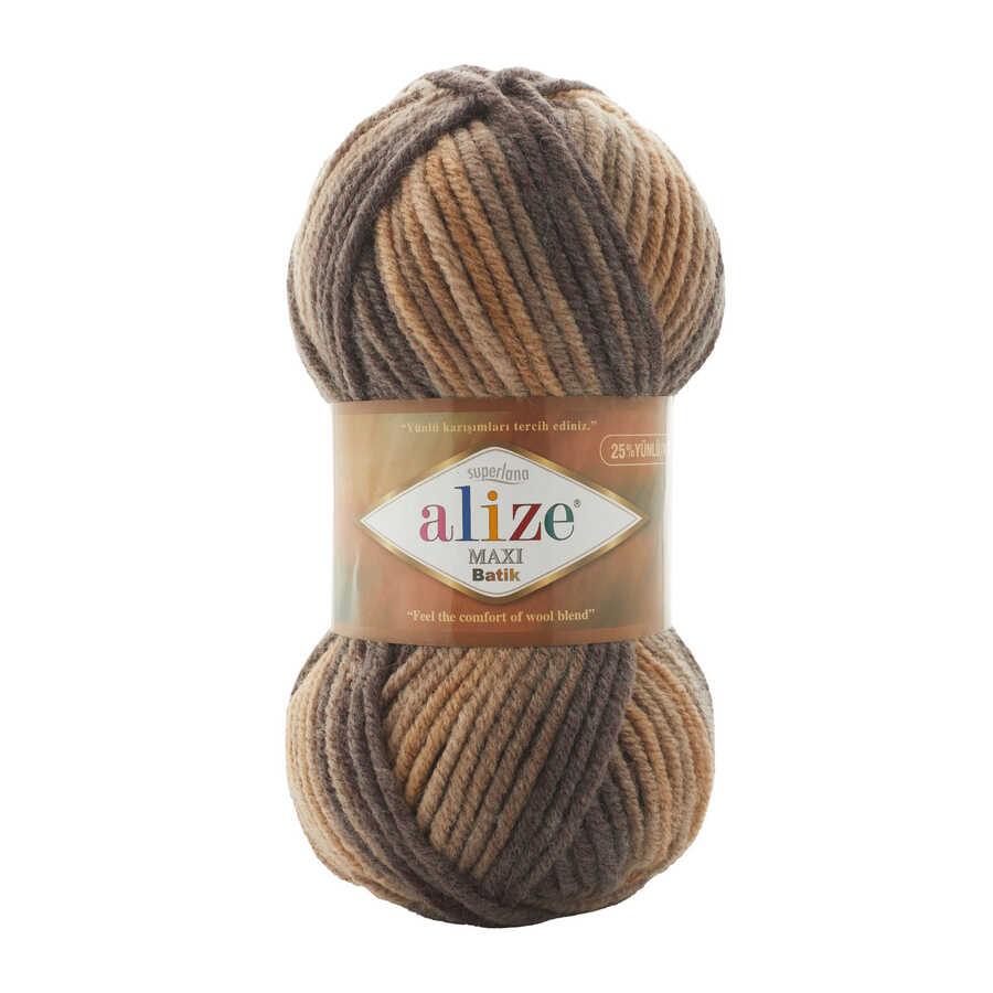 Alize Superlana Maxi Batik El Örgü İpliği 7800 Batik  - 1 ADET