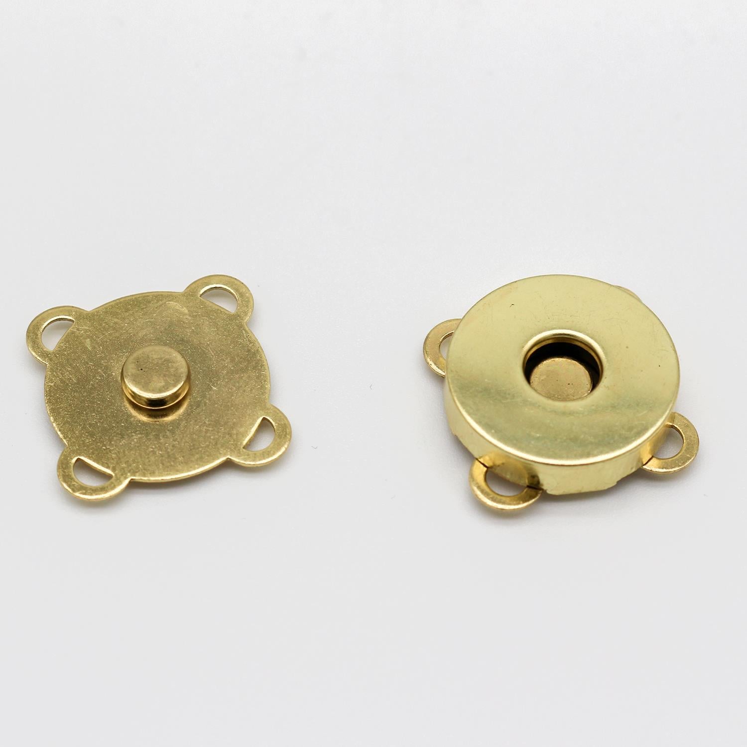 Dikmeli Metal Çanta Mıknatısı Gold 