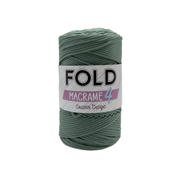 Fold Yarn 4 No Polyester Makrome İp 200gr 3mm 168 Çağla Yeşili  - 1 ADET