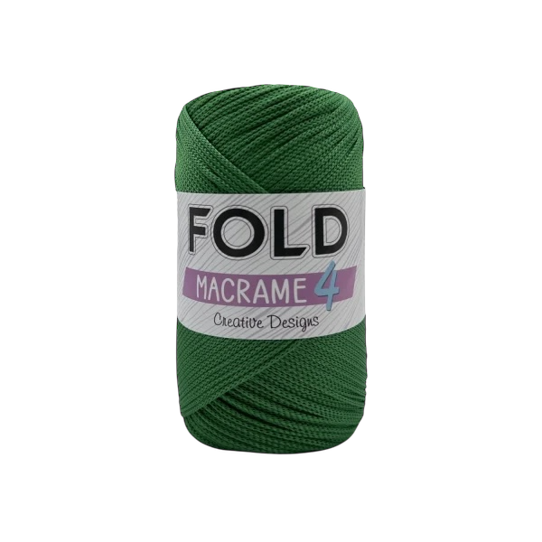 Fold Yarn 4 No Polyester Makrome İp 200gr 3mm 172 Yeşil  - 1 ADET