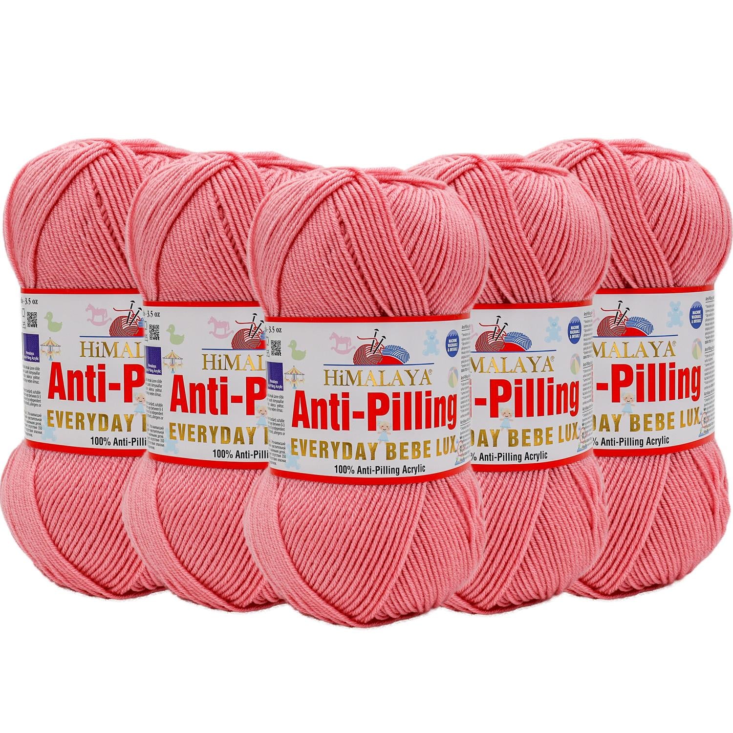 Himalaya Anti Pilling Everyday Bebelux 70432 Pudra Pembe    5 Adet