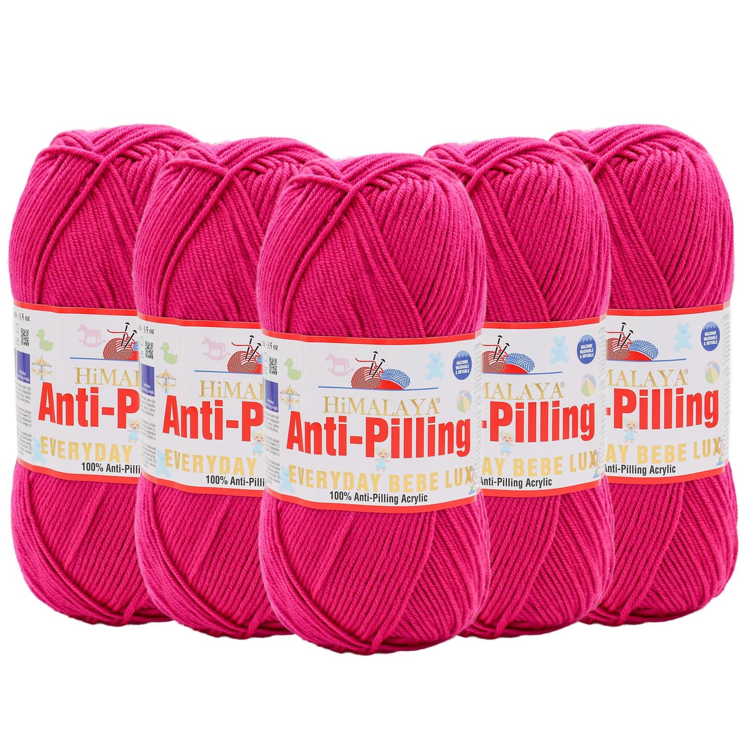 Himalaya Anti Pilling Everyday Bebelux 70428 Fuşya Pembe    5 Adet
