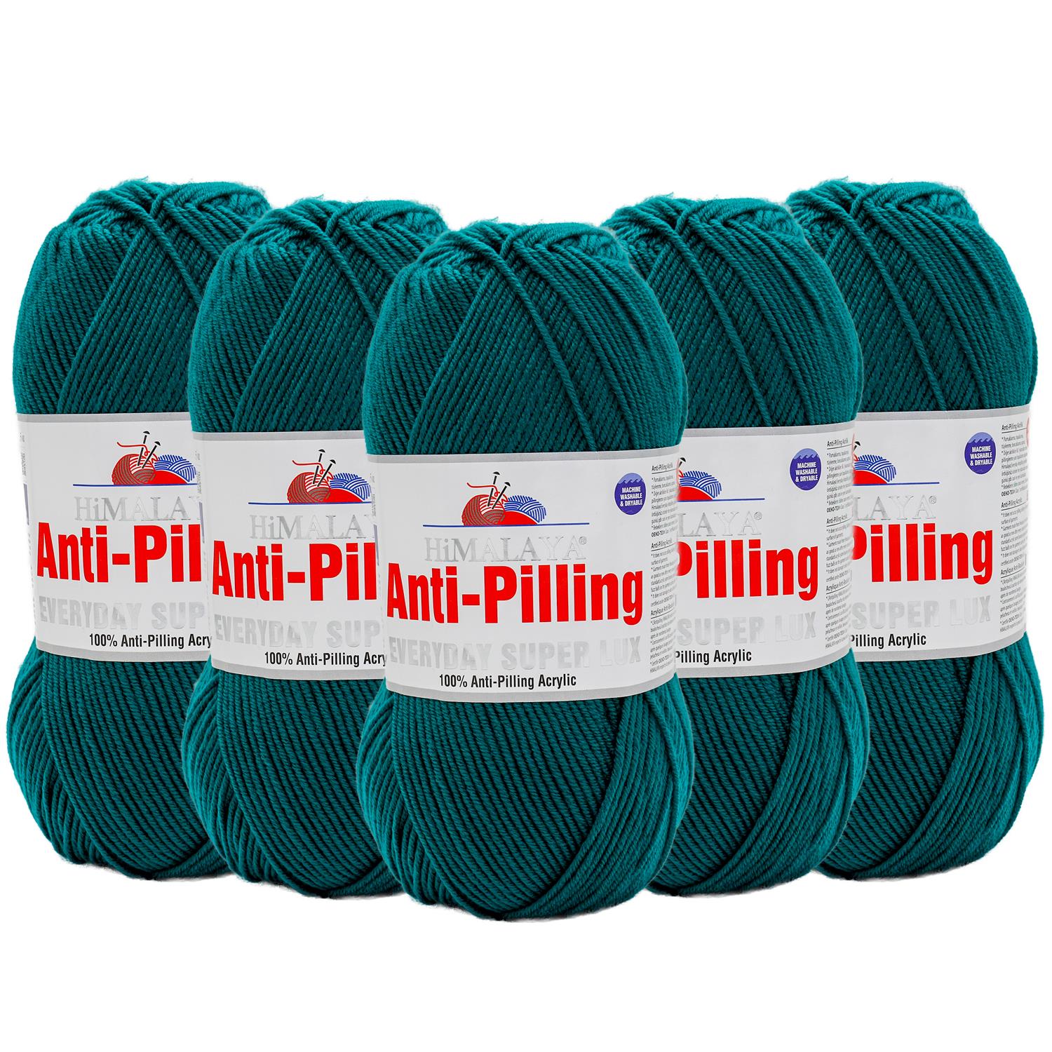 Himalaya Everyday Super Lux Anti Pilling El Örgü İpliği - 73419 Petrol Yeşili   5 Adet