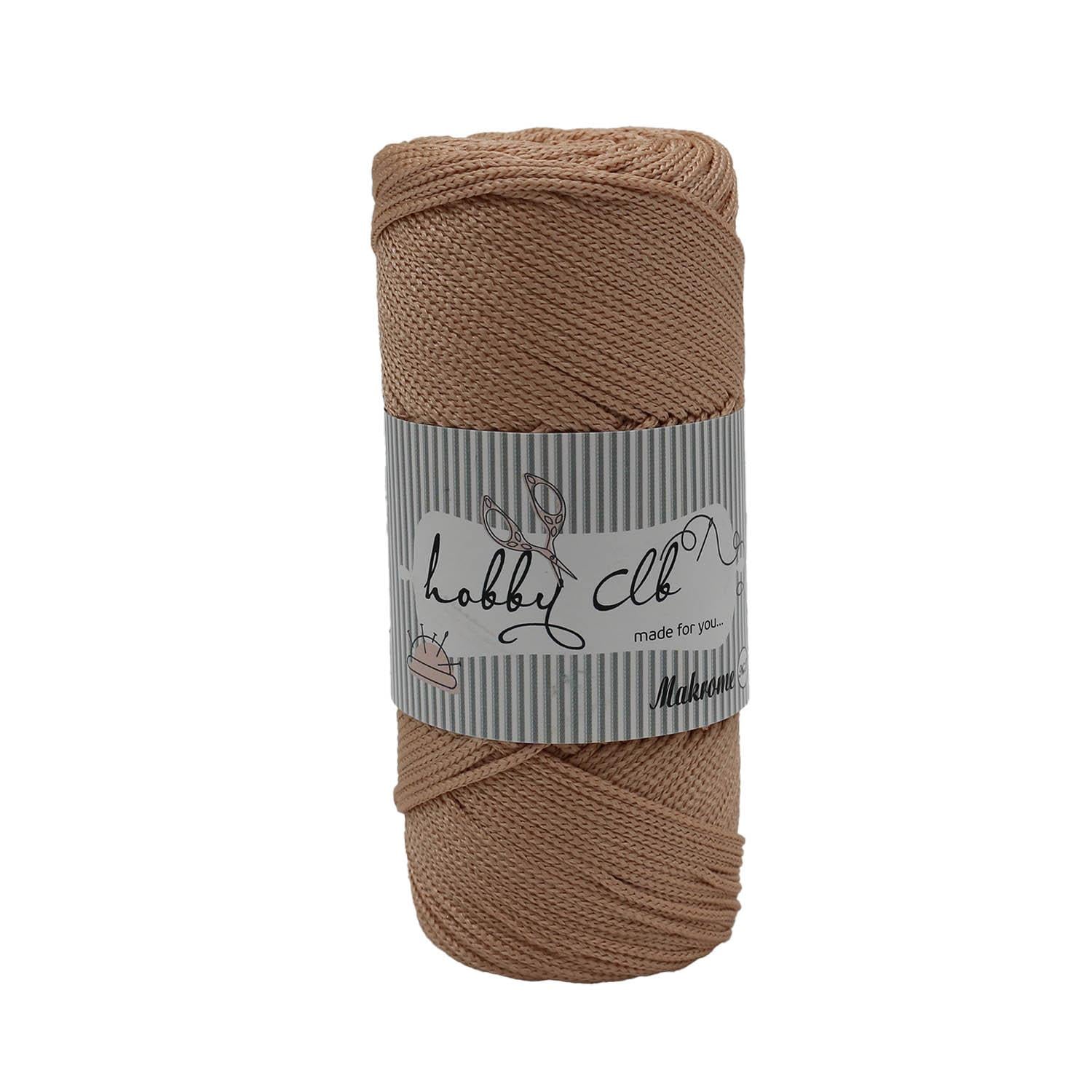 Hobby Clb Polyester Makrome 100gr 2mm 032 Sütlü Kahve