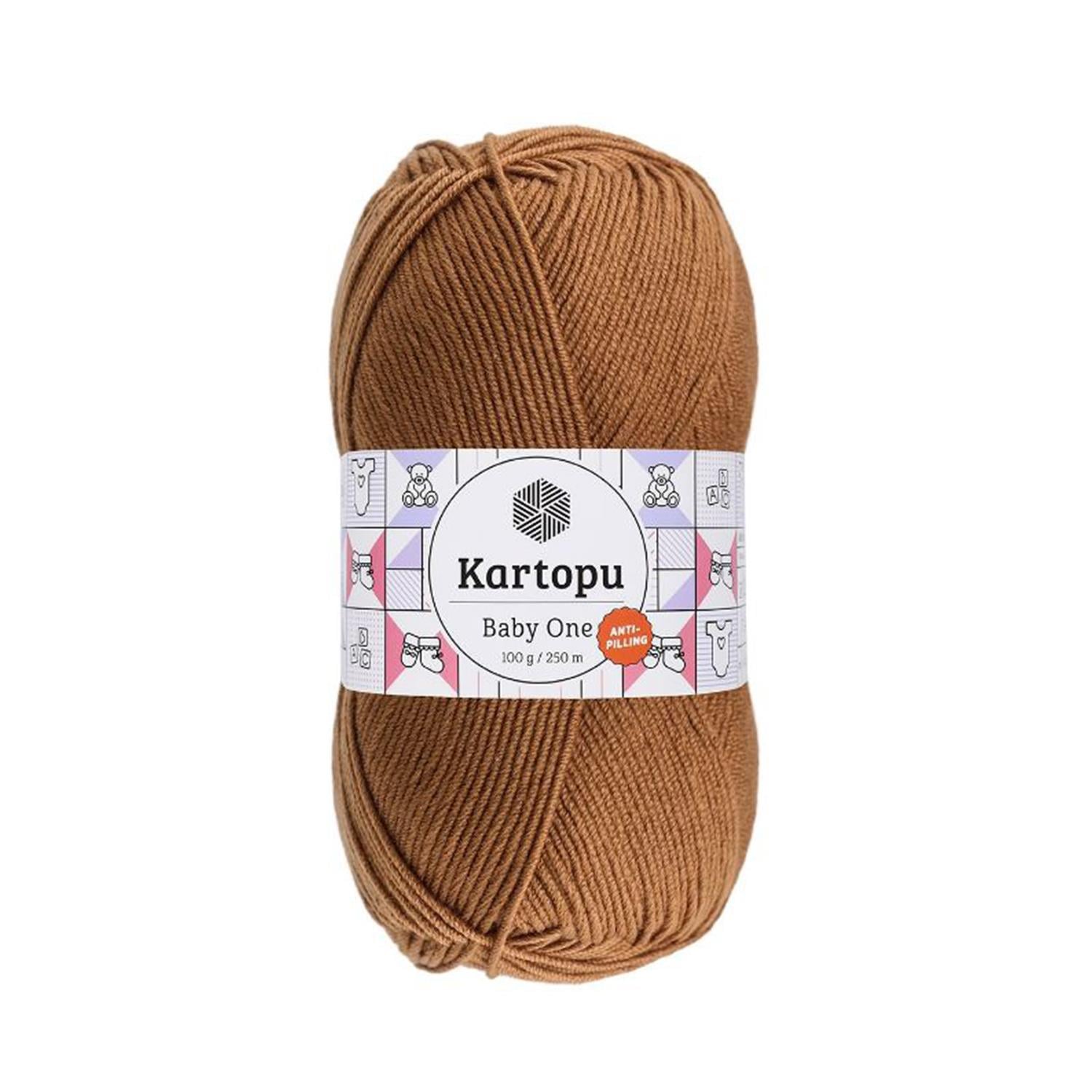 Kartopu Anti Pilling Baby One/K846 Kahverengi/