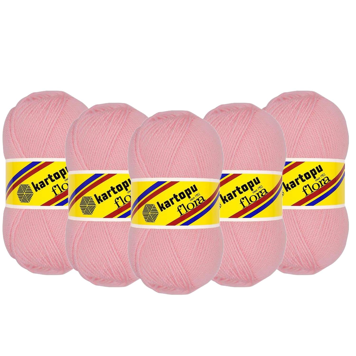 Kartopu Flora El Örgü İpliği - 788 Pembe   5 Adet