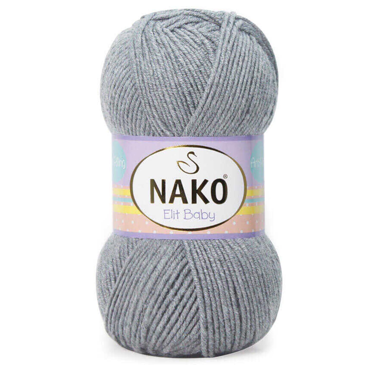 Nako Elit Baby Anti Pilling 195 Açık Gri Melanj 