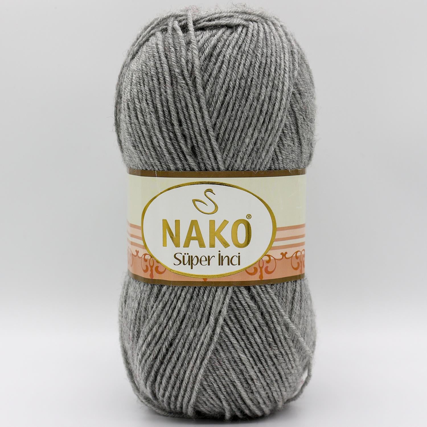 Nako Süper İnci/195 Açık Gri/