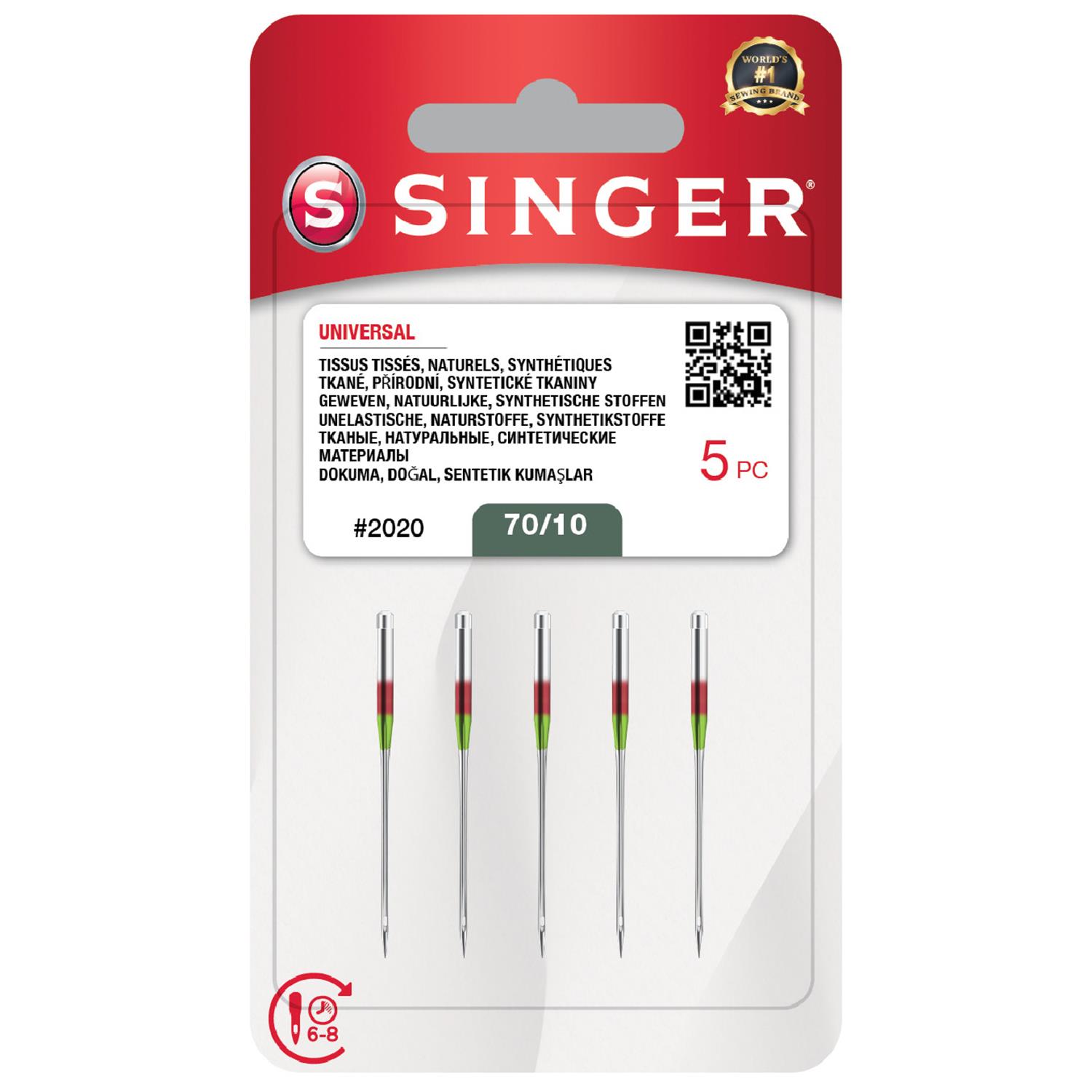 Singer Makine İğnesi 5 Adet  70 10