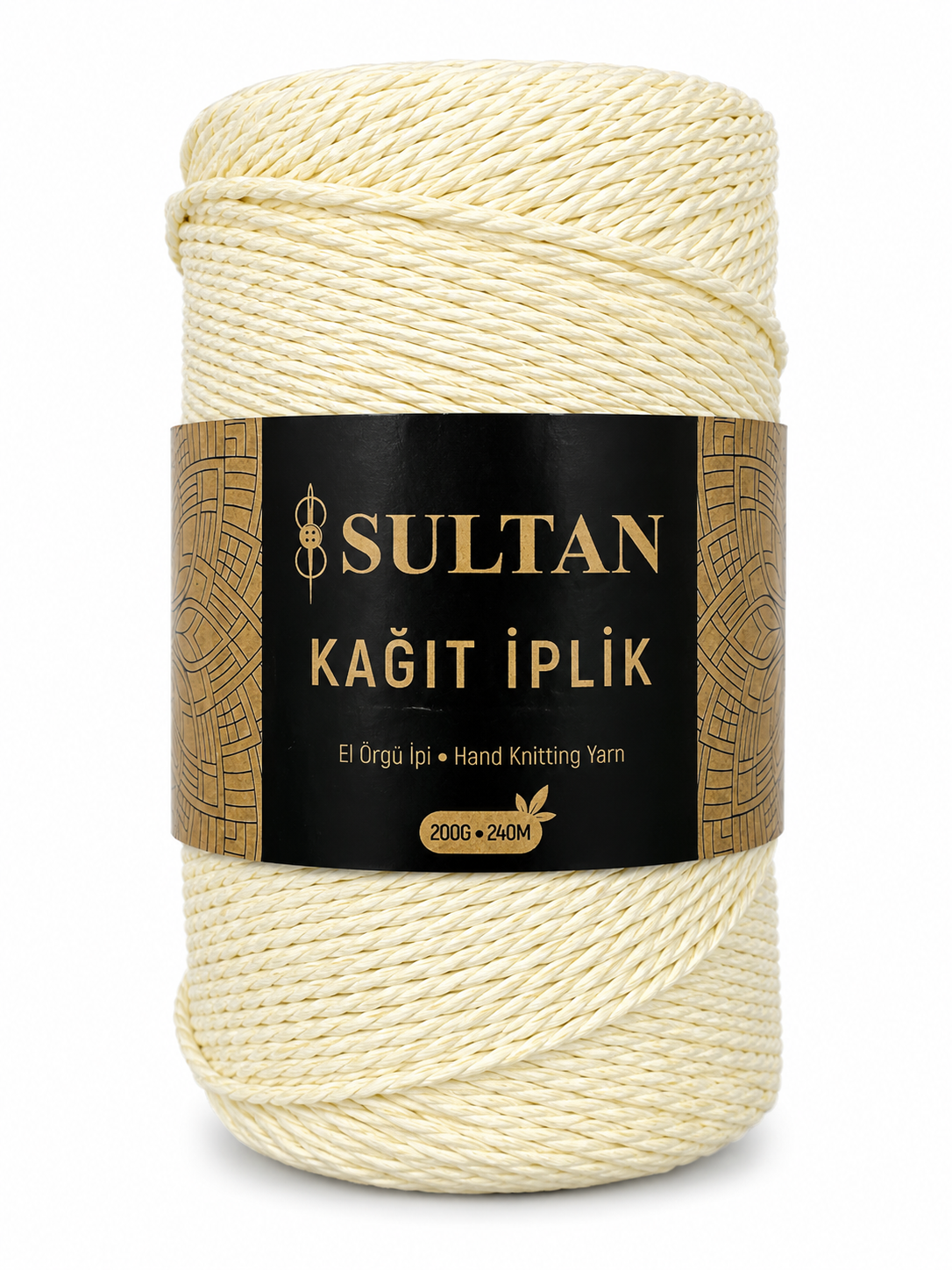Sultan Kağıt İplik 200gr 240mt 26 Krem  - 1 ADET