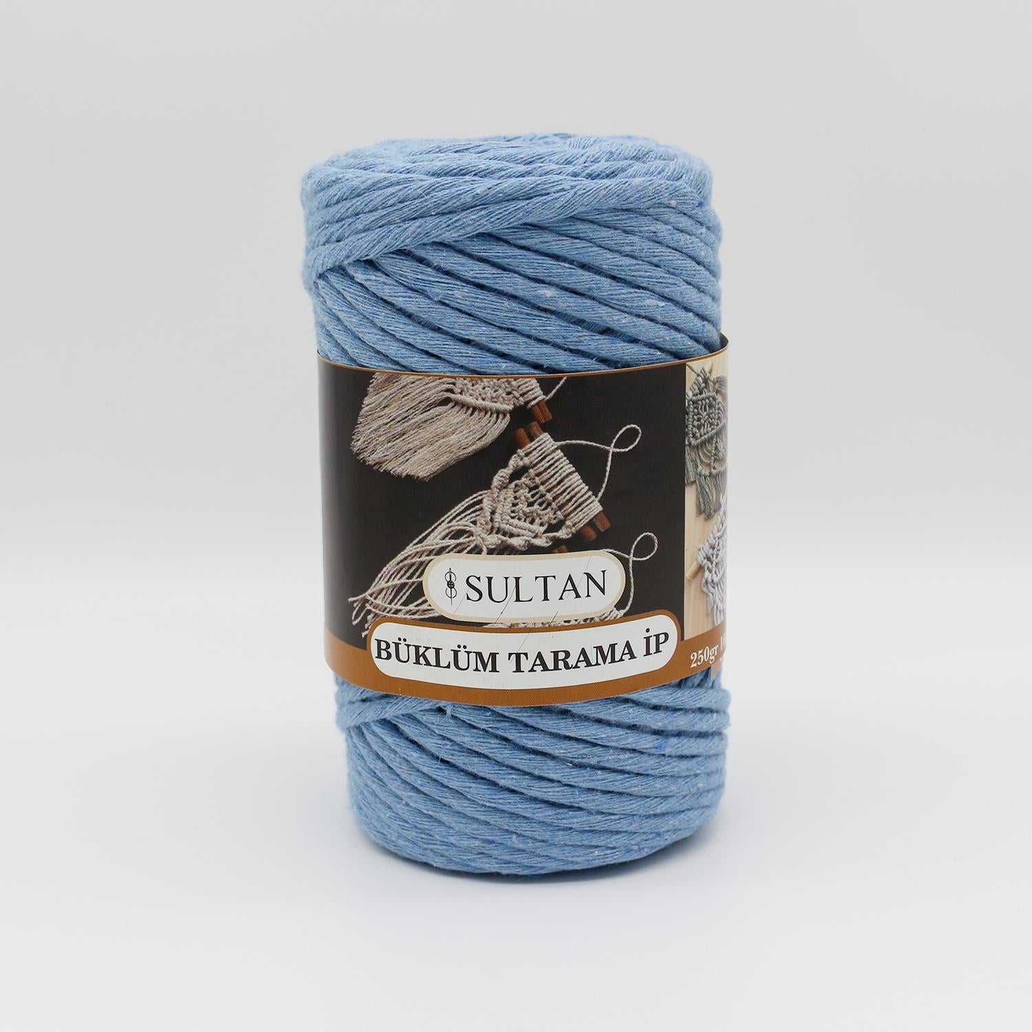 Tarama Makrome İp 250gr|3mm T015 Bebe Mavi