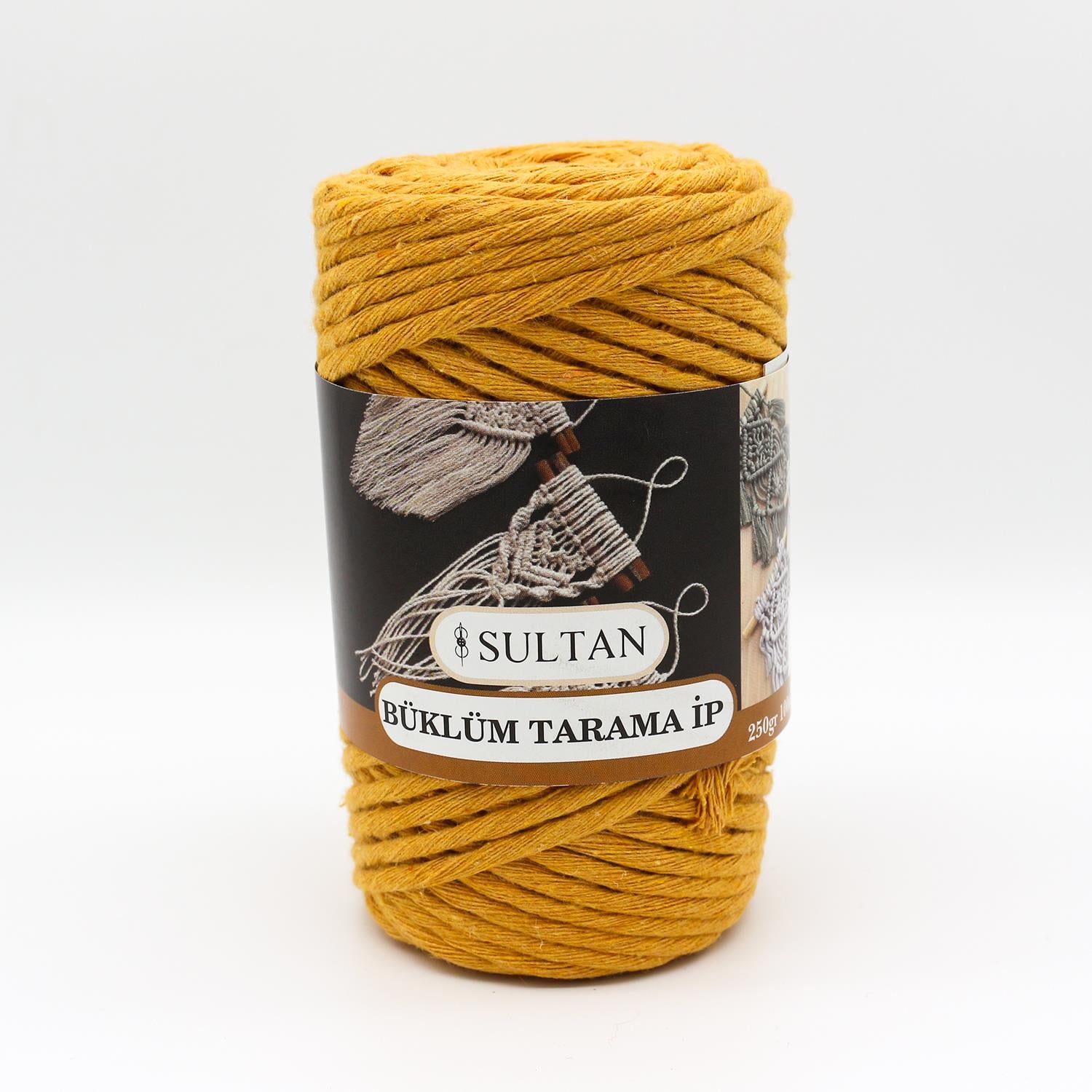 Tarama Makrome İp 250gr|3mm T021 Hardal