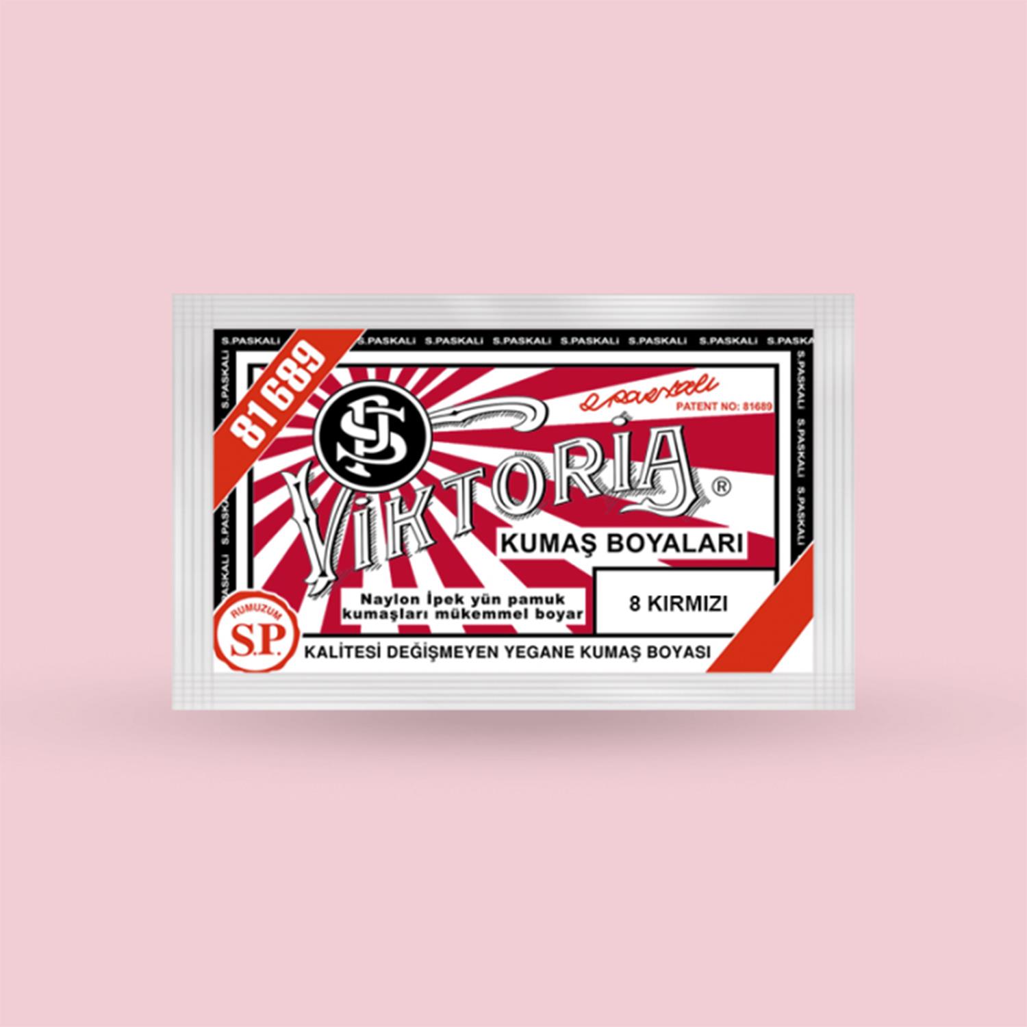 Viktoria Kumaş Boyası 10gr 8 Kırmızı 