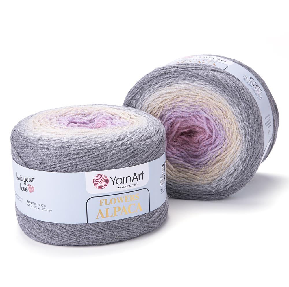 YarnArt Alpaca Flowers El Örgü İpliği 250gr 413 Çok Renkli  - 1 ADET
