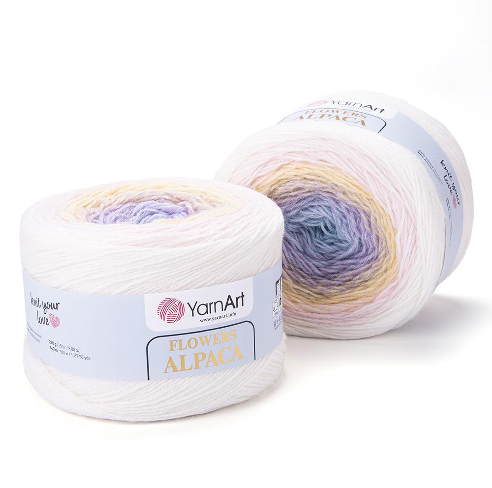 YarnArt Alpaca Flowers El Örgü İpliği 250gr 402 Çok Renkli  - 1 ADET