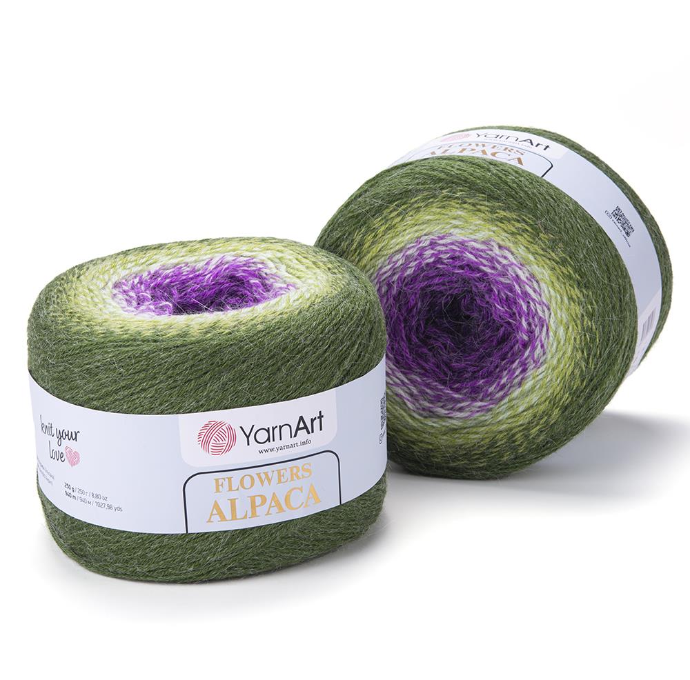 YarnArt Alpaca Flowers El Örgü İpliği 250gr 435 Çok Renkli  - 1 ADET