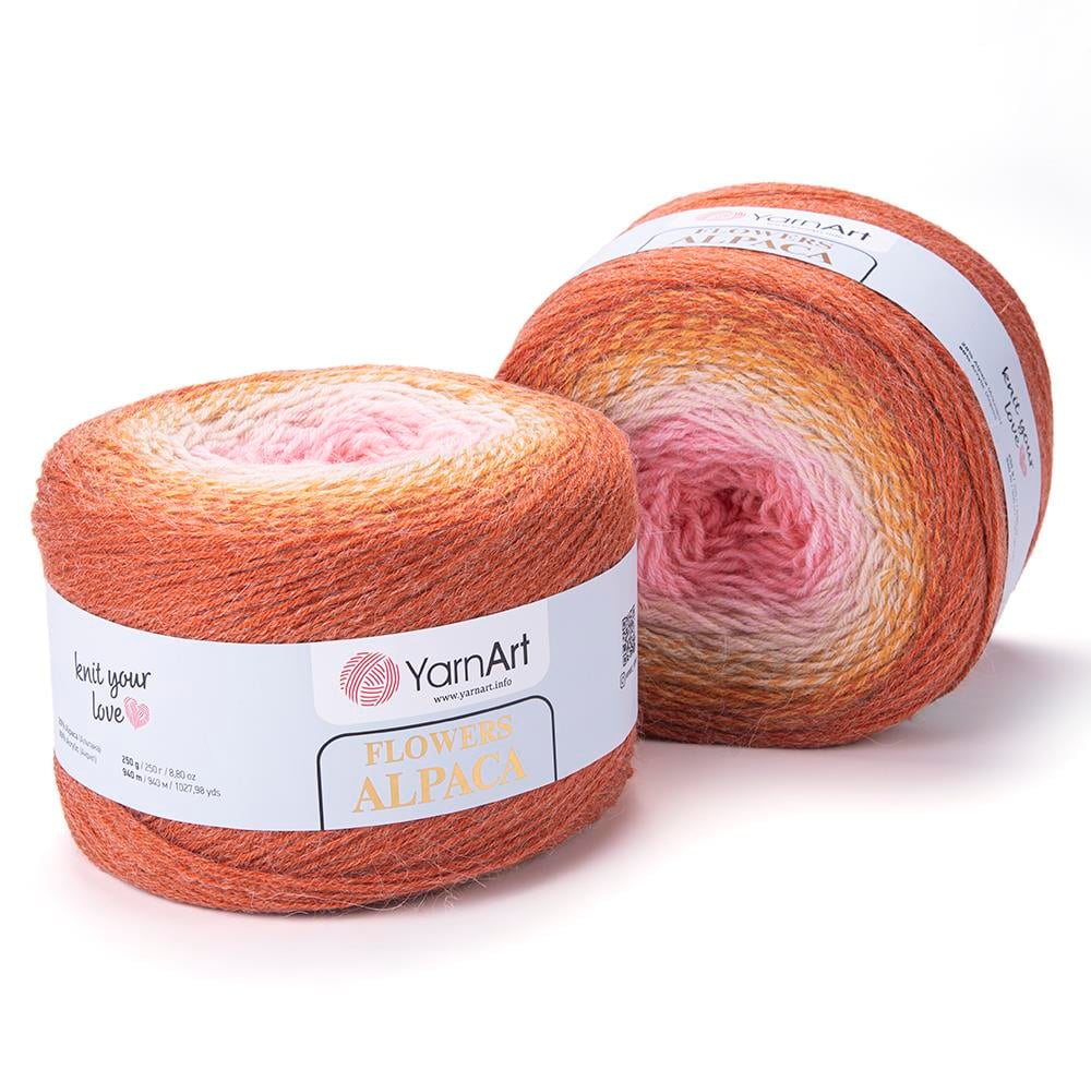YarnArt Alpaca Flowers El Örgü İpliği 250gr 414 Çok Renkli  - 1 ADET