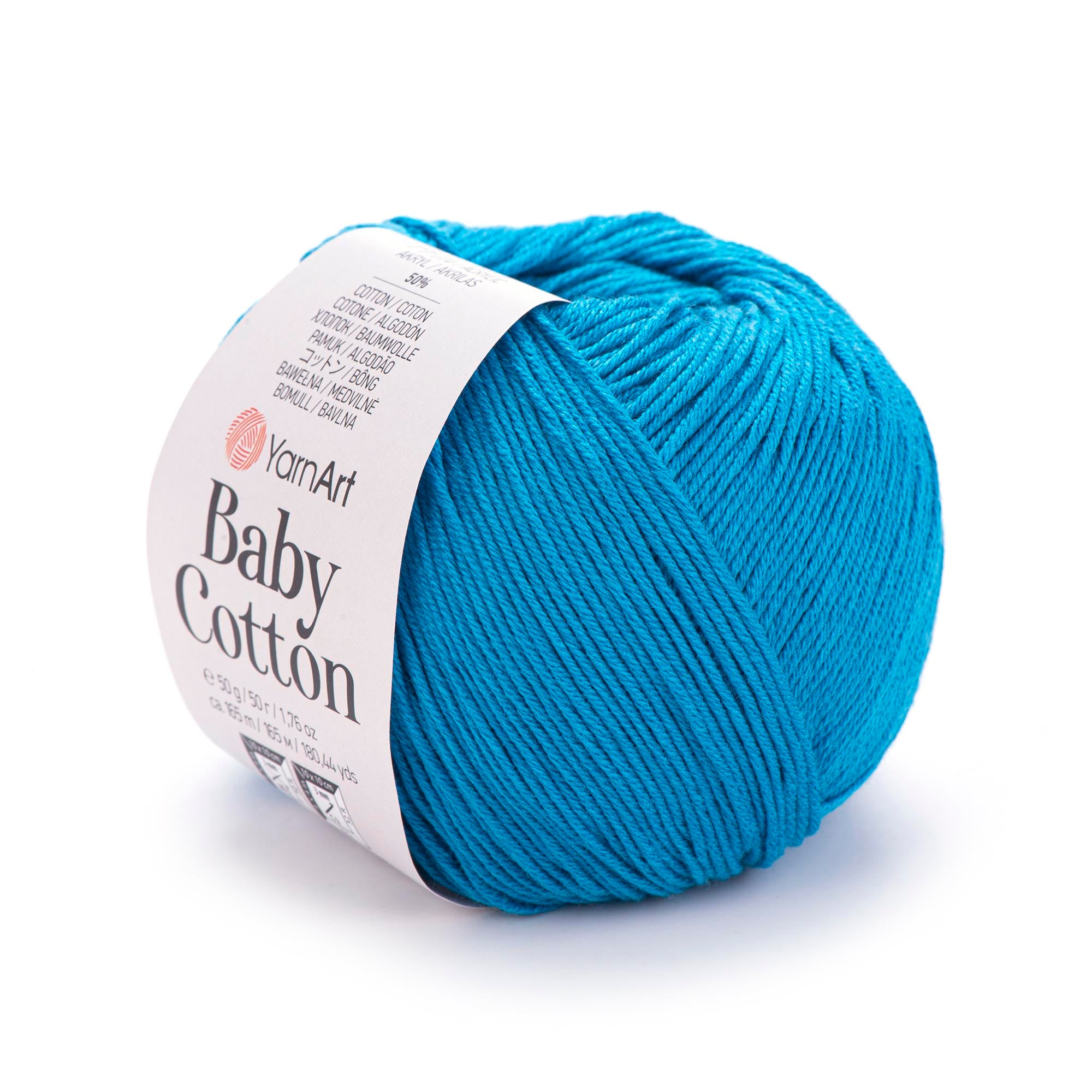 YarnArt Baby Cotton El Örgü İpliği 50gr 458 Petrol Mavi  - 1 ADET