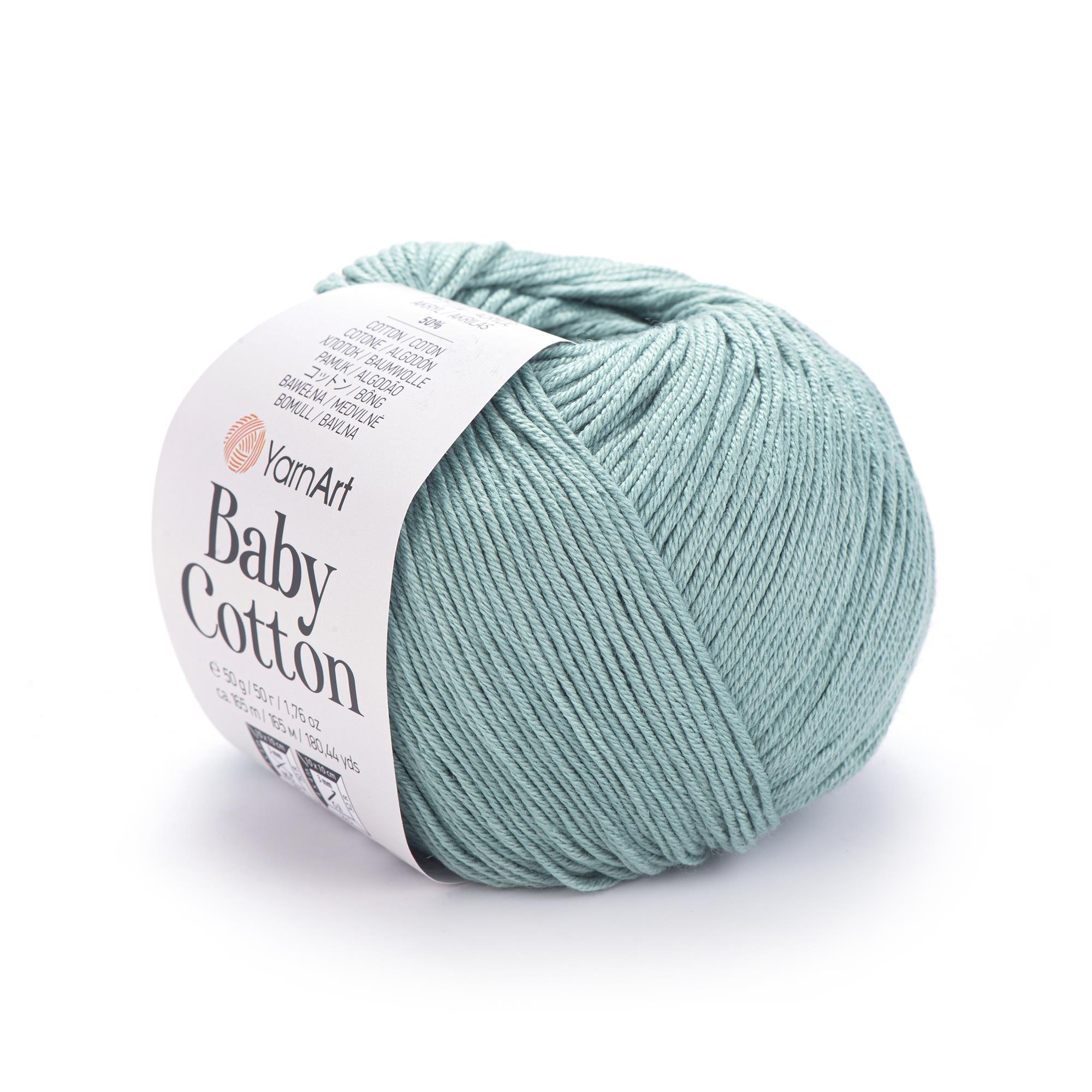 YarnArt Baby Cotton El Örgü İpliği 50gr 439 Yeşil  - 1 ADET