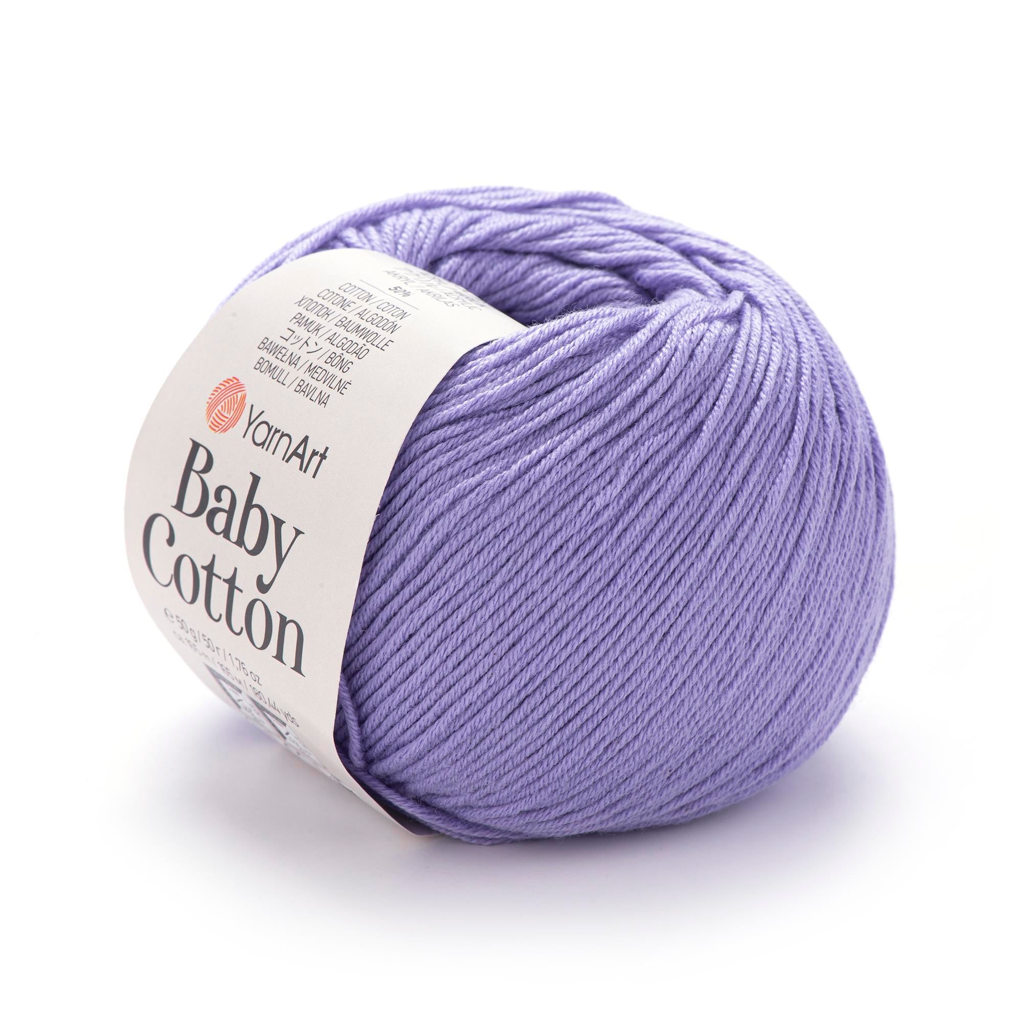 YarnArt Baby Cotton El Örgü İpliği 50gr 418 Eflatun  - 1 ADET