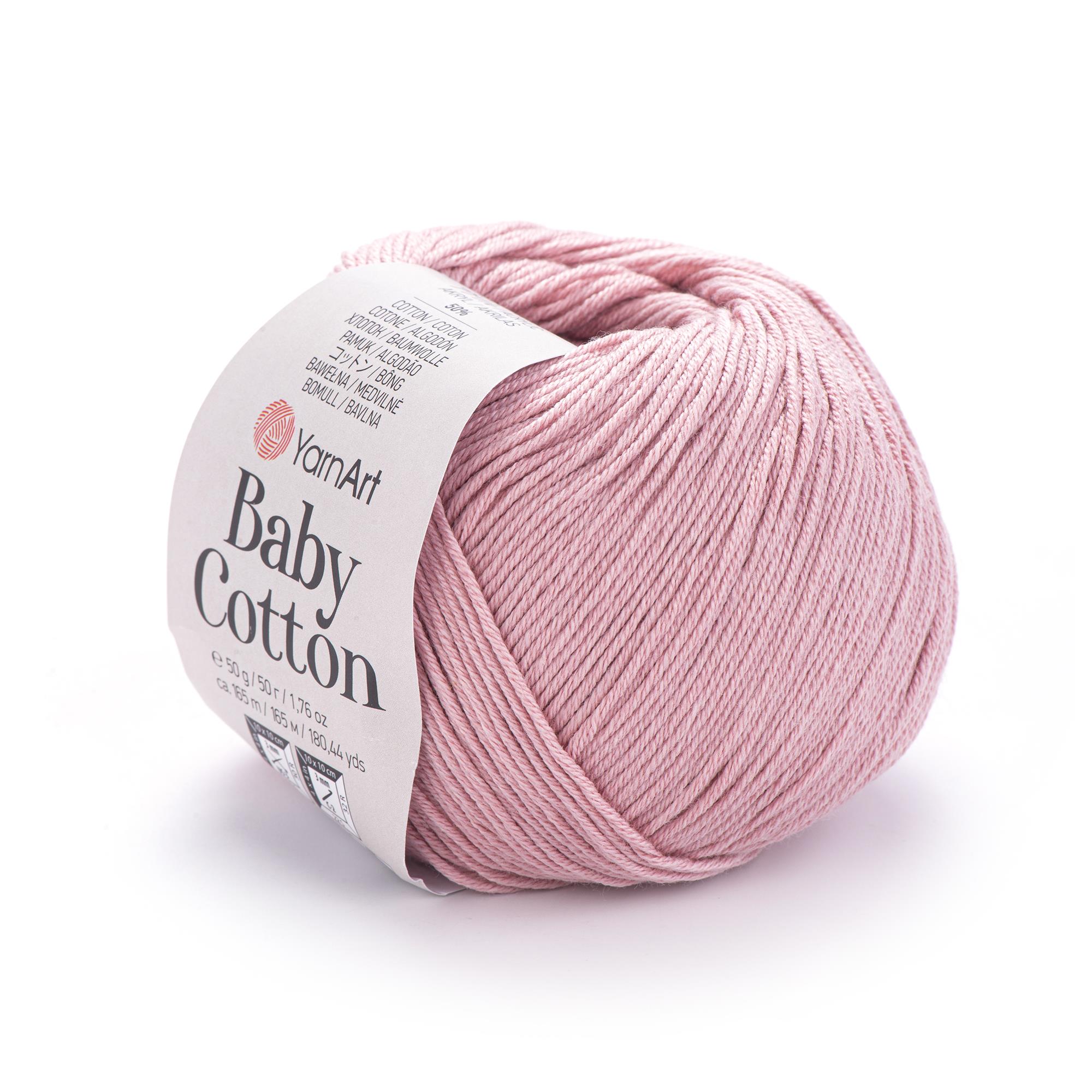 YarnArt Baby Cotton El Örgü İpliği 50gr 413 Pudra  - 1 ADET