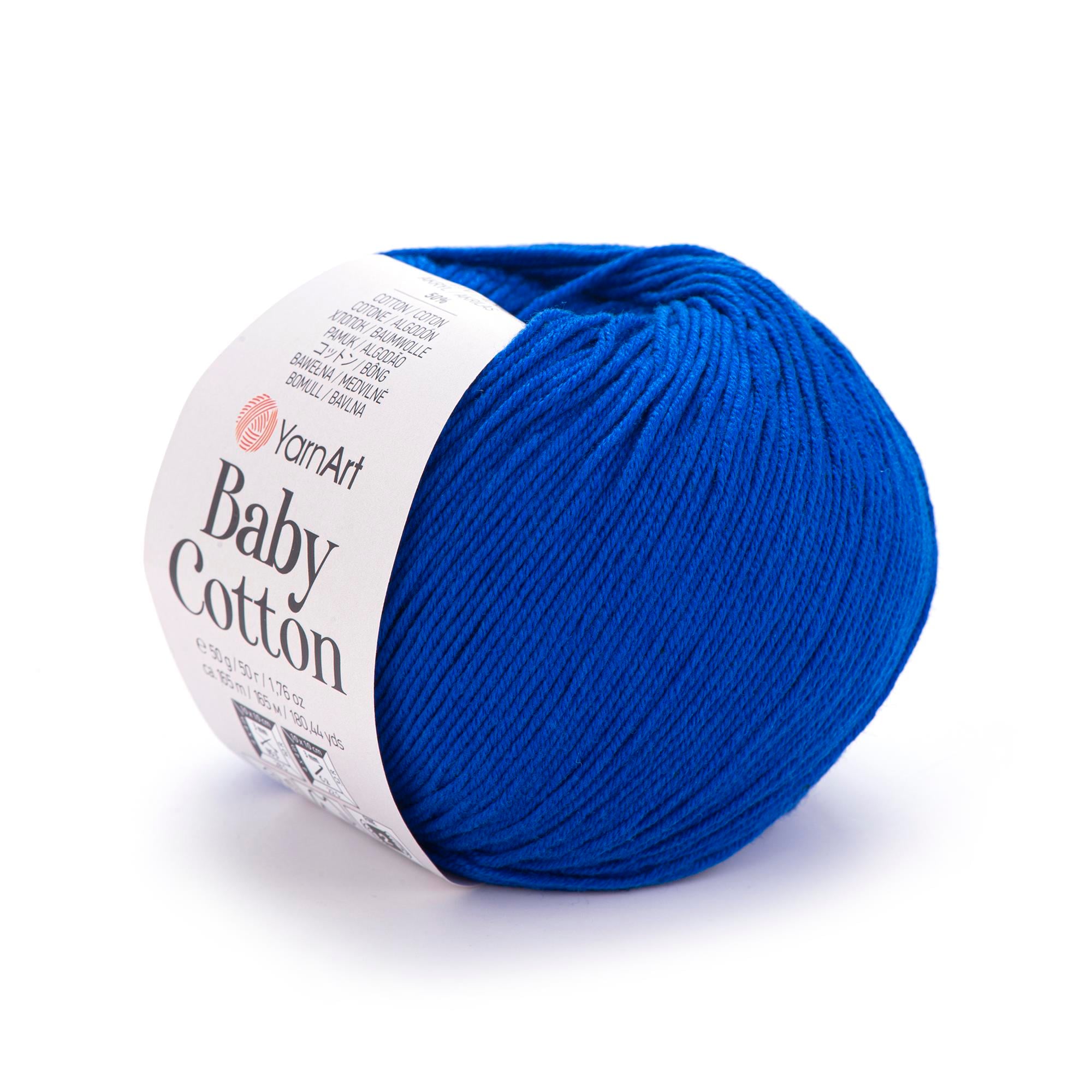 YarnArt Baby Cotton El Örgü İpliği 50gr 456 Saks Mavi  - 1 ADET