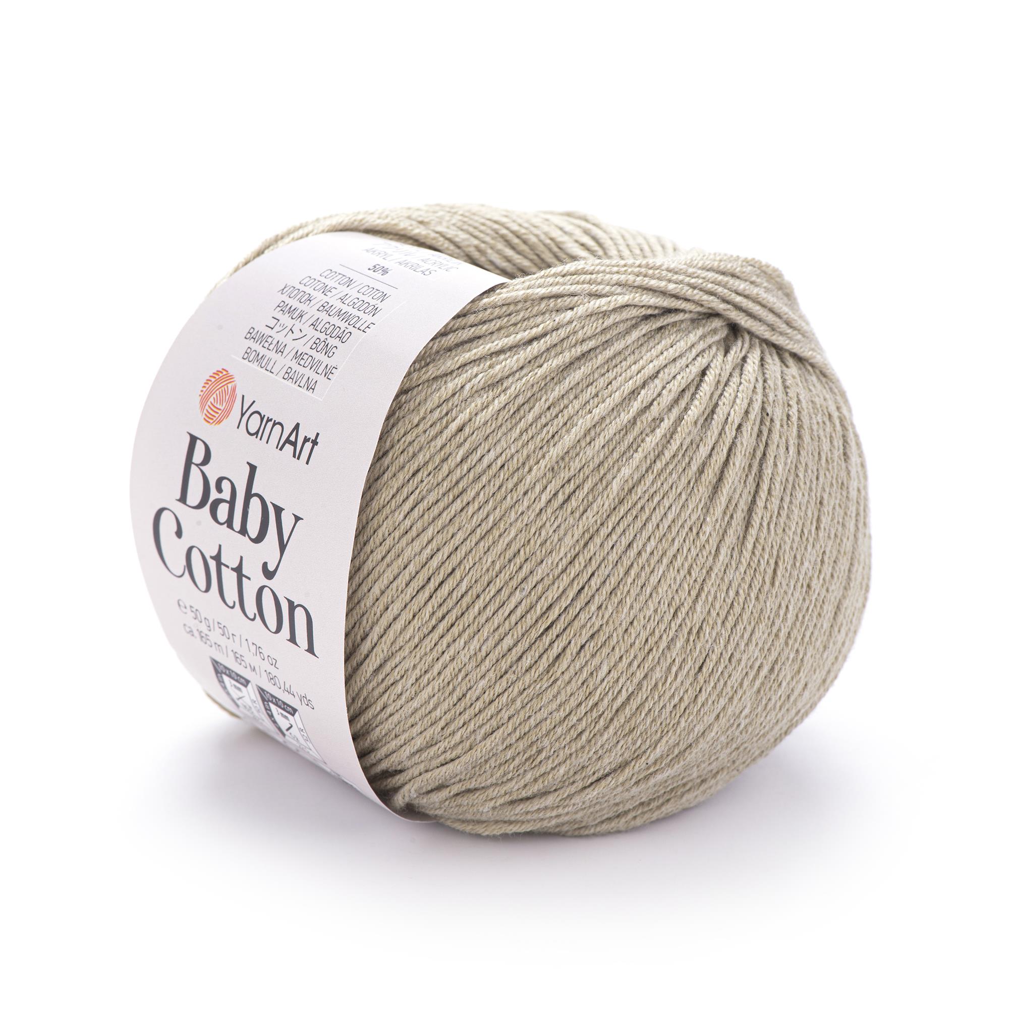 YarnArt Baby Cotton El Örgü İpliği 50gr 434 Bej  - 1 ADET