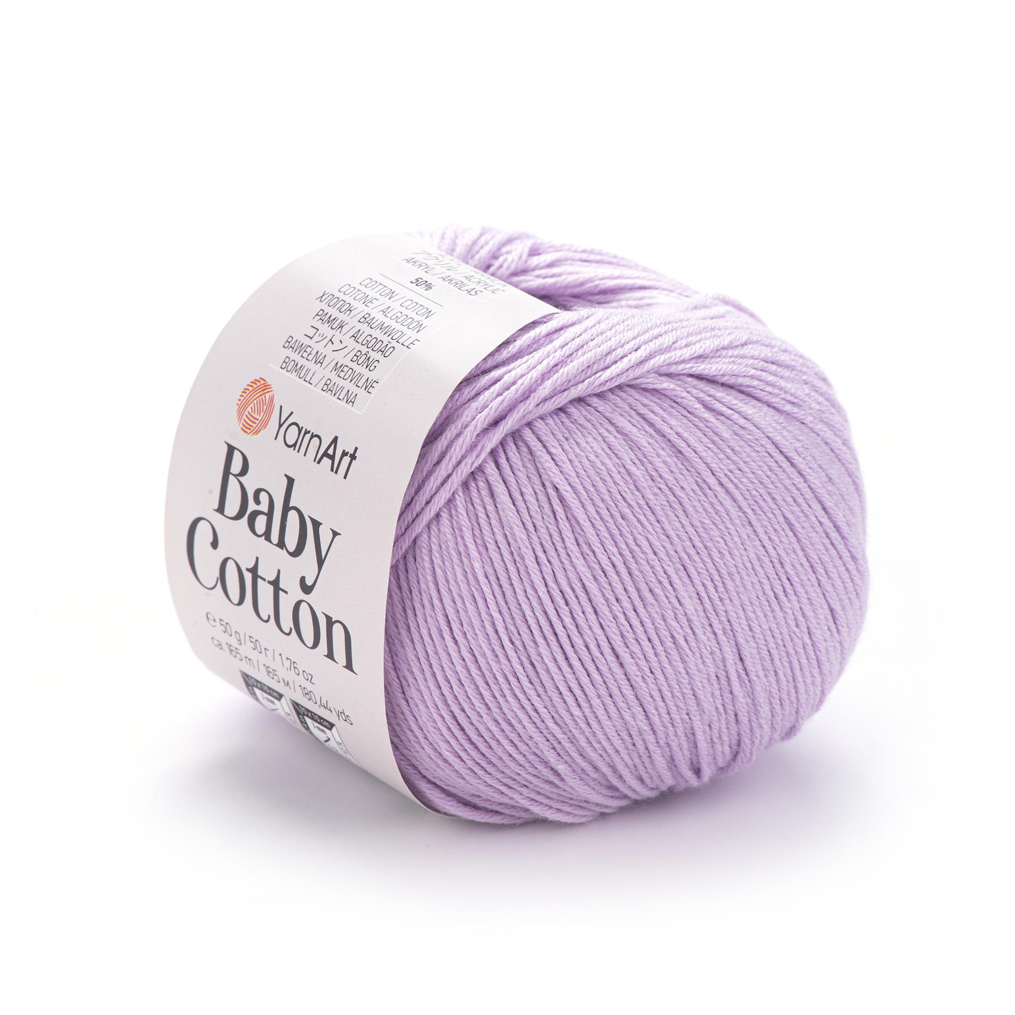YarnArt Baby Cotton El Örgü İpliği 50gr 416 Lila  - 1 ADET