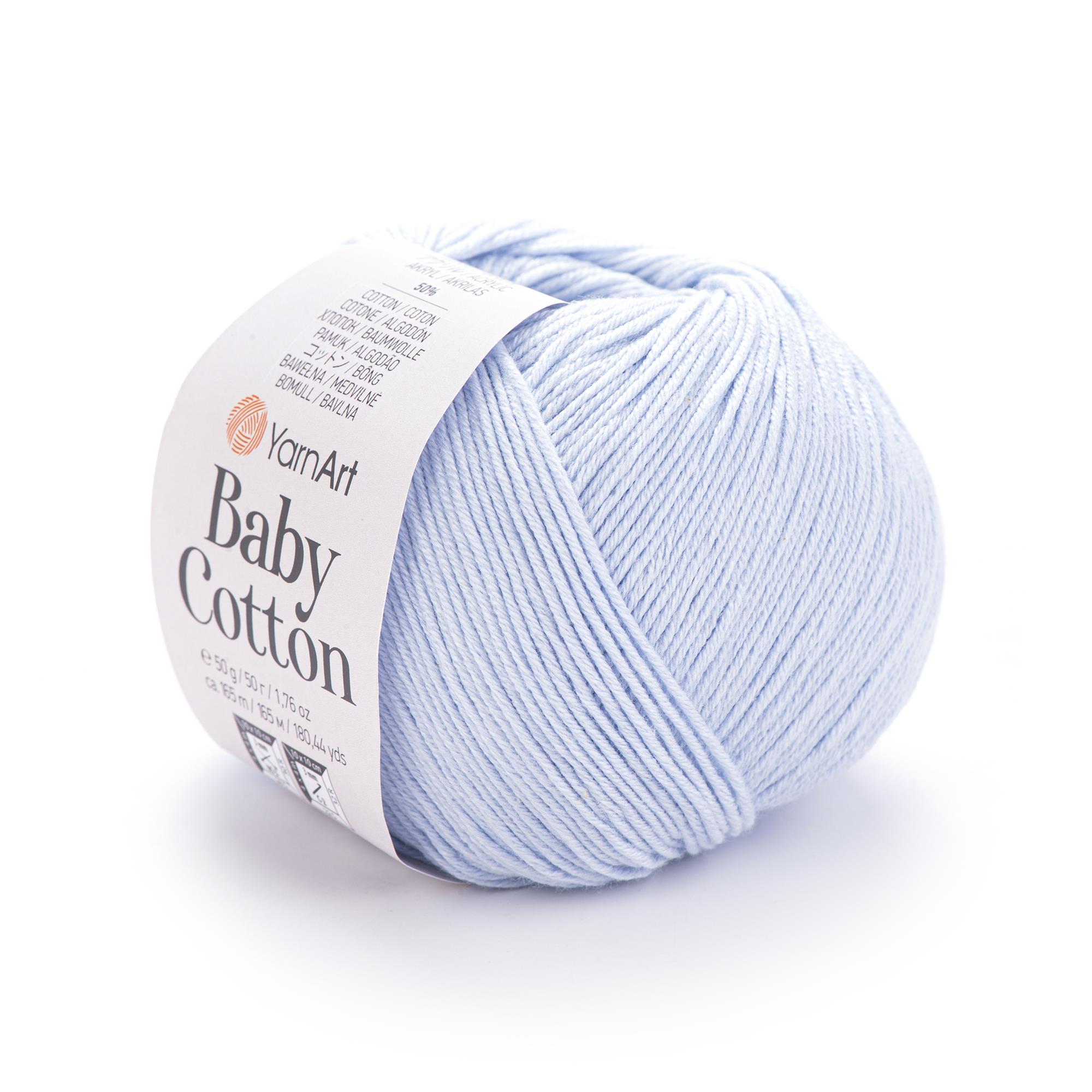 YarnArt Baby Cotton El Örgü İpliği 50gr 450 Mavi  - 1 ADET