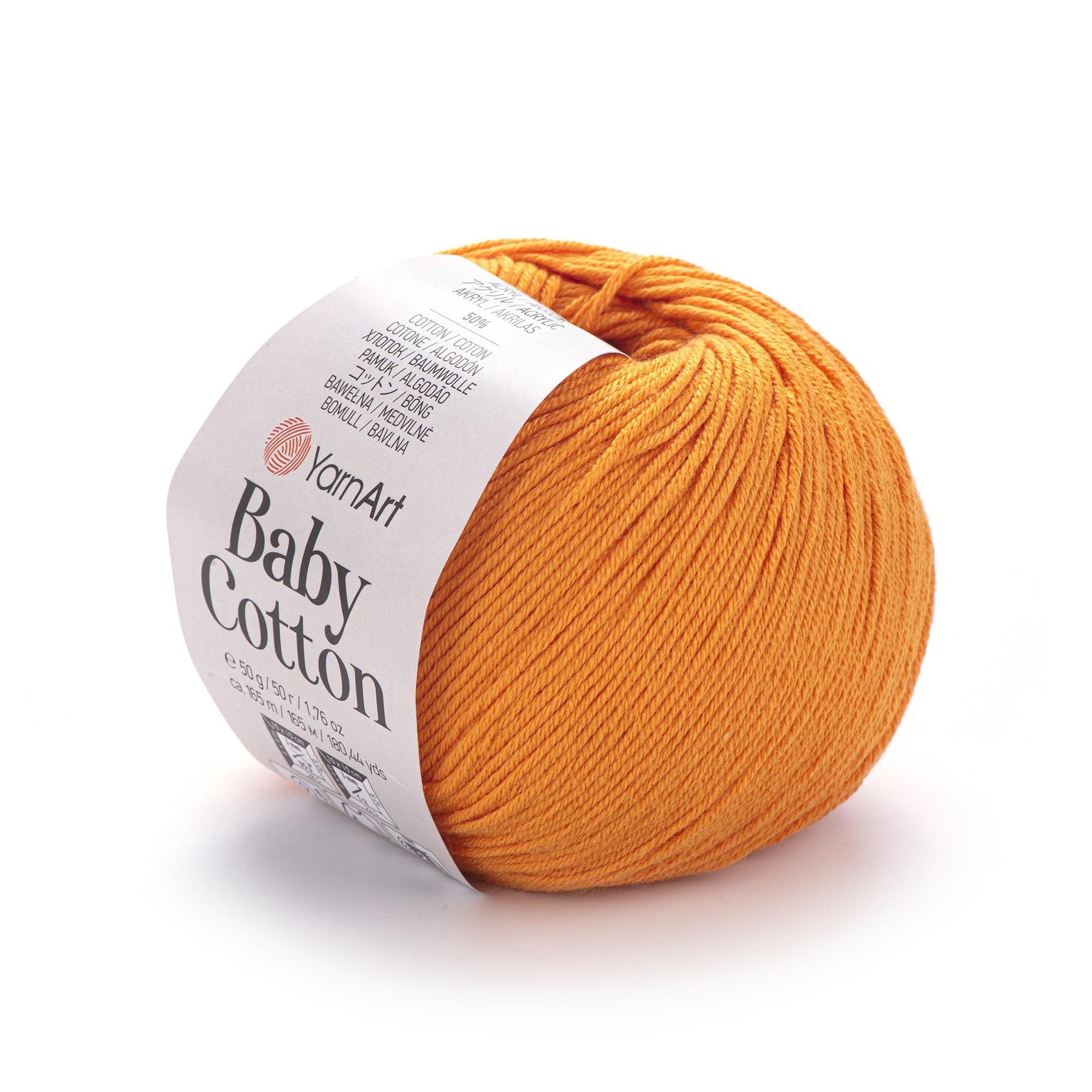 YarnArt Baby Cotton El Örgü İpliği 50gr 425 Turuncu  - 1 ADET