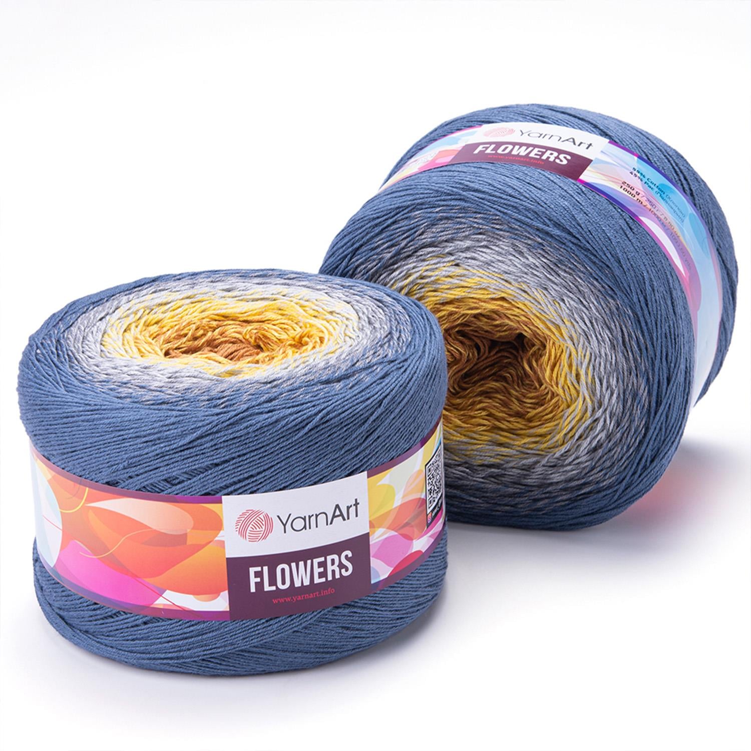 YarnArt Flowers 316 Çok Renkli 