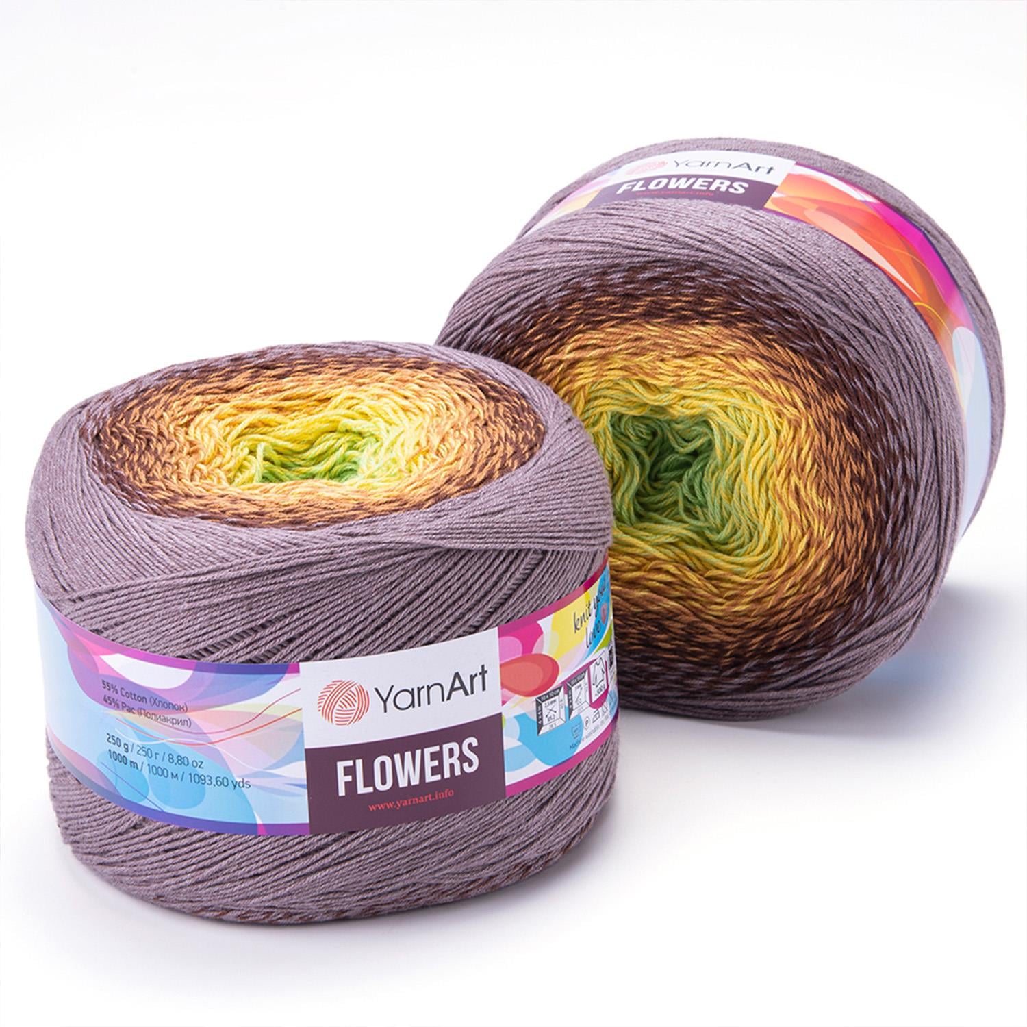 YarnArt Flowers 317 Çok Renkli 