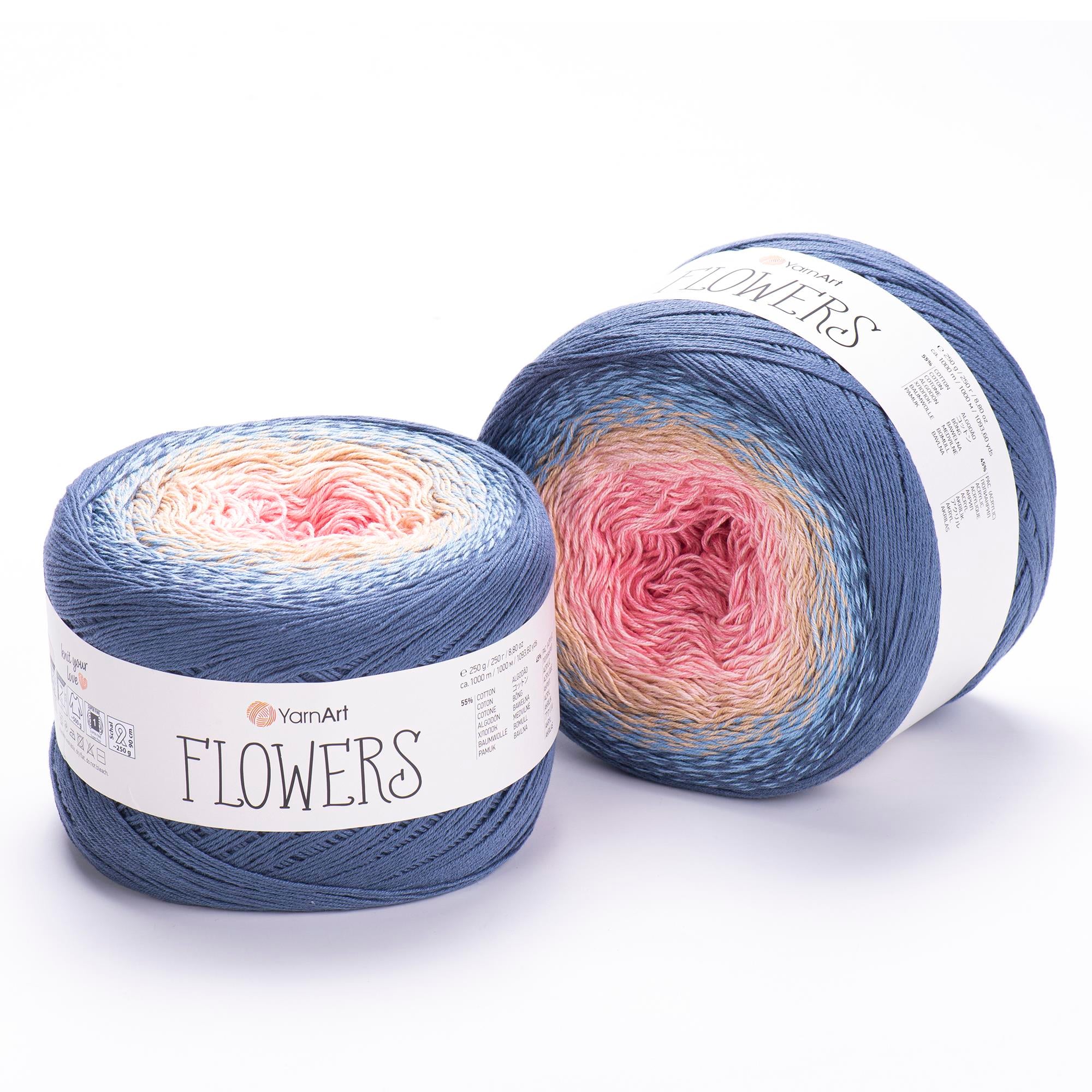 YarnArt Flowers El Örgü İpliği 250gr 262 Çok Renkli  - 1 ADET